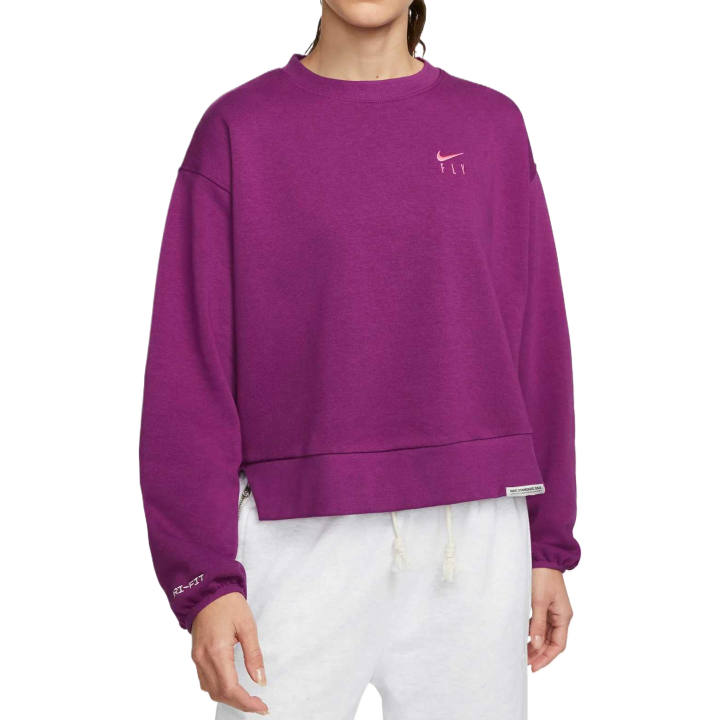 Nike Nike Swoosh Sweatshirts Women's Purple Crew Neck Moderate