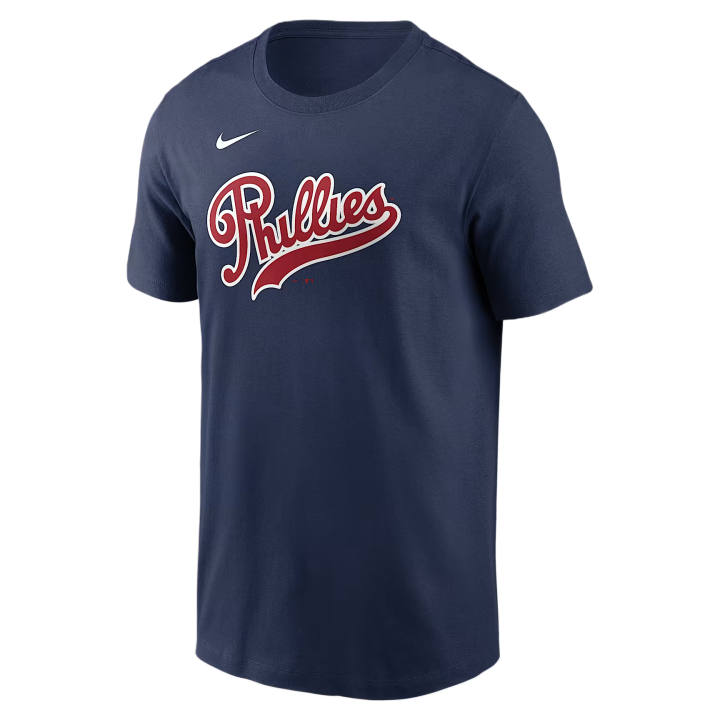 Nike Nike T Shirts Men's Marine Blue Crew Neck Moderate