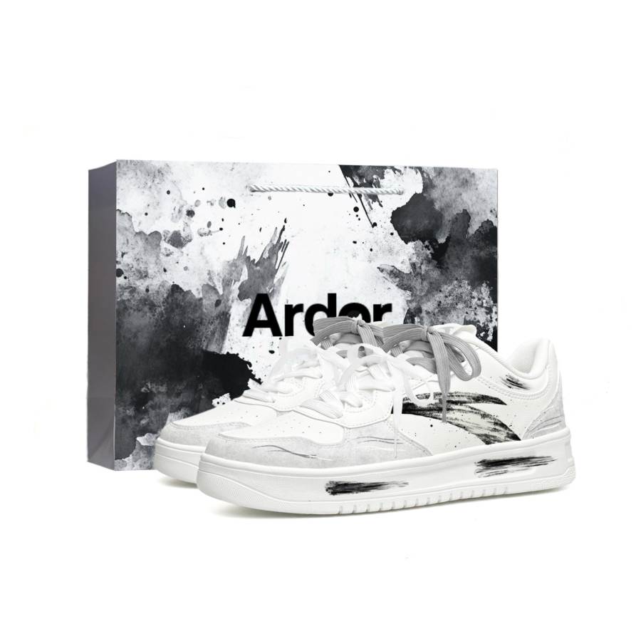 ANTA Easy Skateboard Shoes Unisex Low Top White
