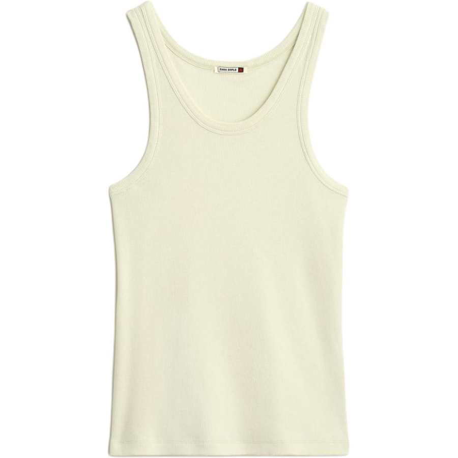ZARA SRPLS Tank Tops Women's Light Mint