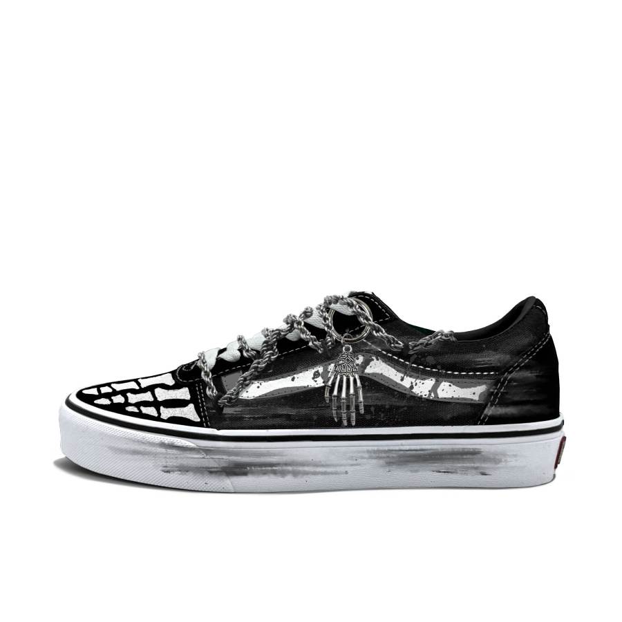 Vans Vans Ward Skateboard Shoes Men's Low Top Black/White
