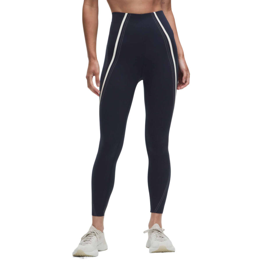 Lululemon Sports Pants Women's Marine Blue/Light Ivory White/TRNV/LTIV Moderate