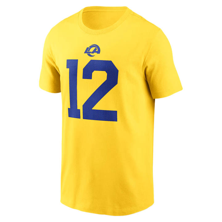 Nike Nike NFL T Shirts Men's Gold Crew Neck Moderate