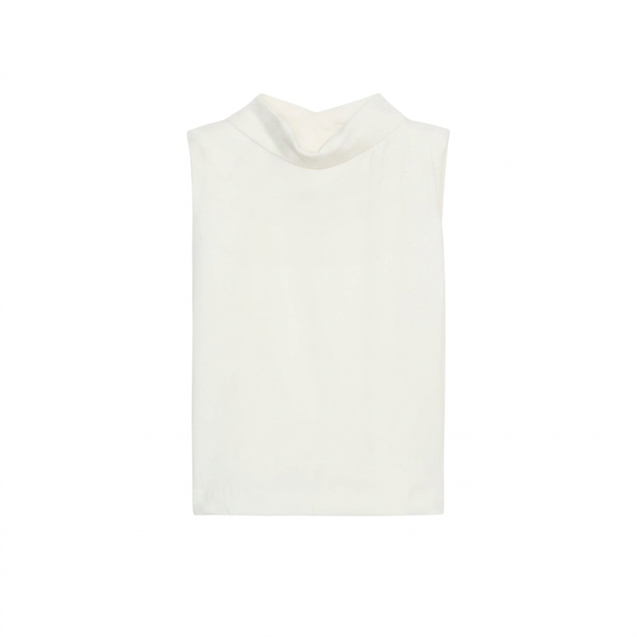 ZARA Tank Tops Women's White Moderate Straight Fit