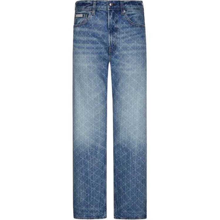 Calvin Klein Jeans Men's 7J4 Denim Blue Moderate Straight Fit Pants