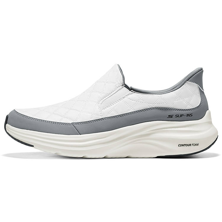 Skechers SPORT MENS Walking Shoes Men's Low Top White/Marine Blue