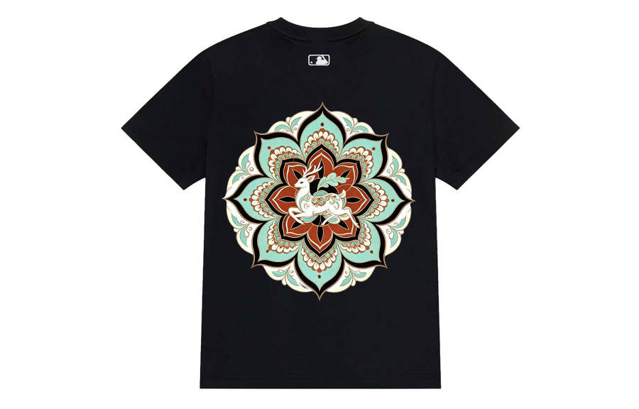 MLB MLB T Shirts Unisex Black Crew Neck Moderate