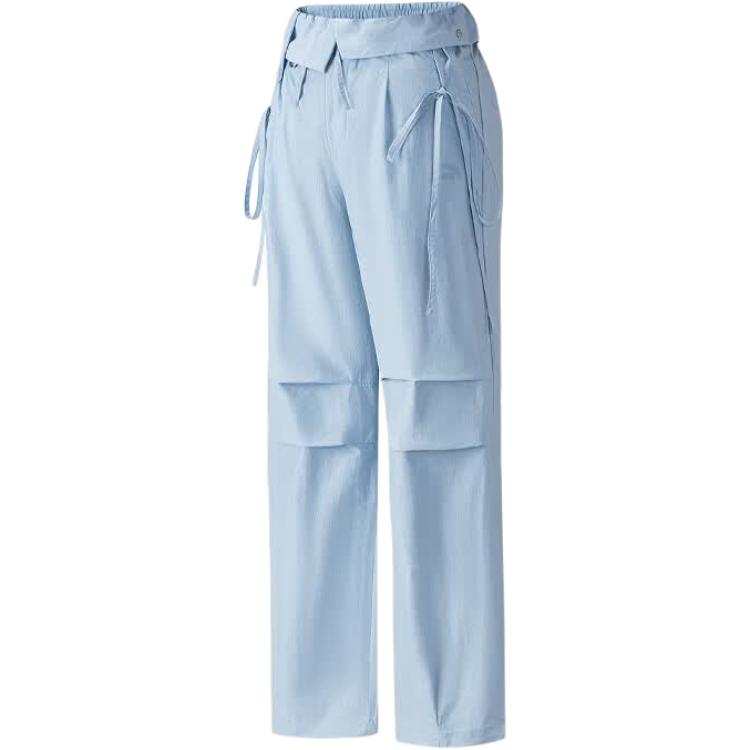 ANTA Life Collection Sports Pants Women's Cirrus Blue Moderate Straight Fit Pants