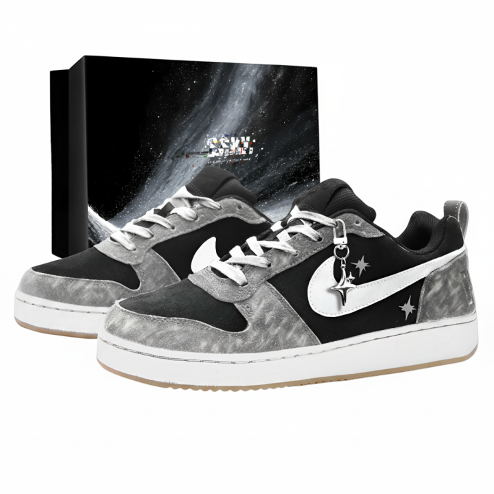 Nike Nike Court Borough Skateboard Shoes Men's Low Top Black/White