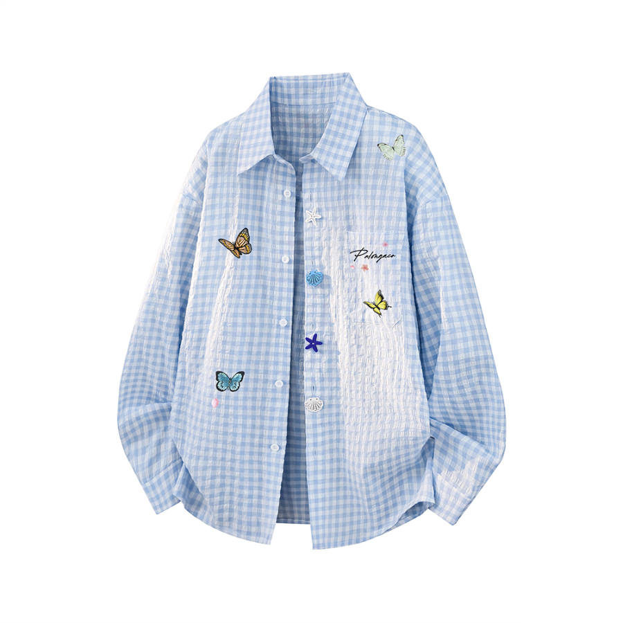 PAL ONGACO Shirts Unisex Lapel Moderate Straight Fit