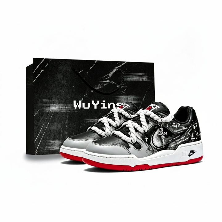 Nike Nike Full Force Skateboard Shoes Men's Low Top White