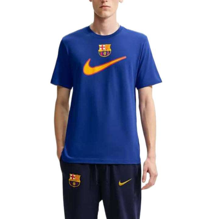 Nike Nike T Shirts Men's Dark Royal Blue Crew Neck Moderate