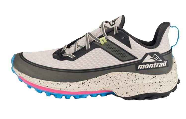 Columbia Montrail Fabric Cushioning Slip Resistant Low top Casual Running Shoes Women's Gray Blue