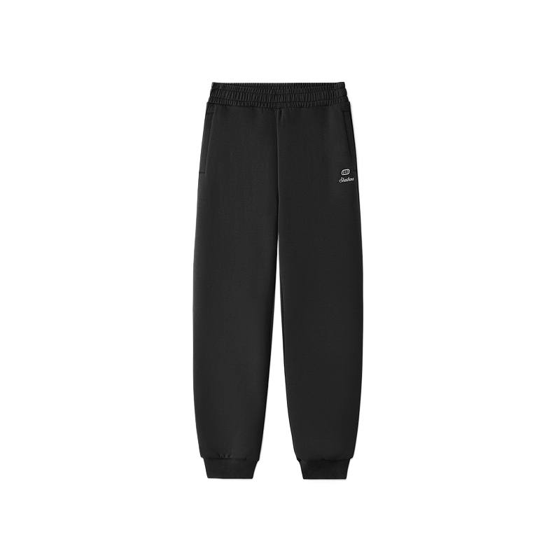 Skechers Knitted Sweatpants Women's Carbon Black/0018 Moderate Cuffed Pants