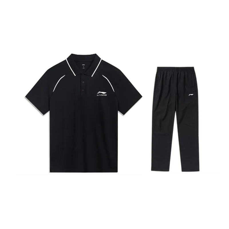 Li-Ning Li Ning Casual Sportswear Men's Polo Collar Moderate