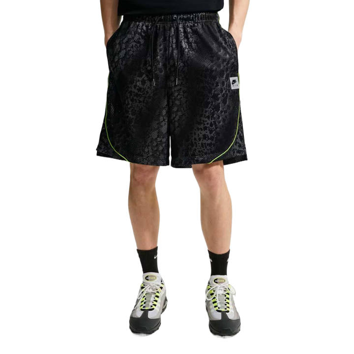 Nike Nike Air Casual Shorts Men's Smoke Gray/Volt Yellow/Black Moderate