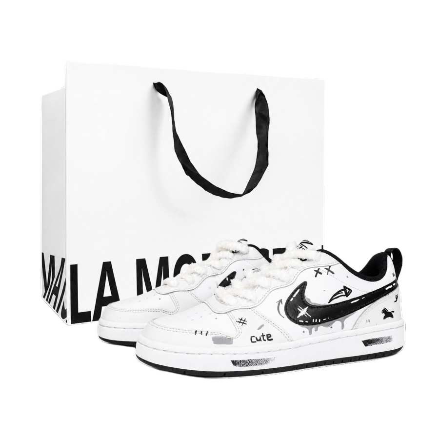 Nike Nike Court Borough Skateboard Shoes Unisex Low Top Black