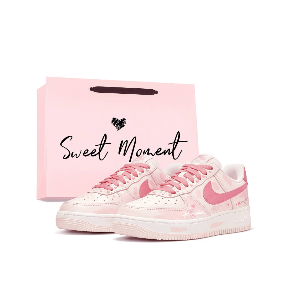 Nike Nike Air Force 1 Skateboard Shoes Unisex Low Top Pink