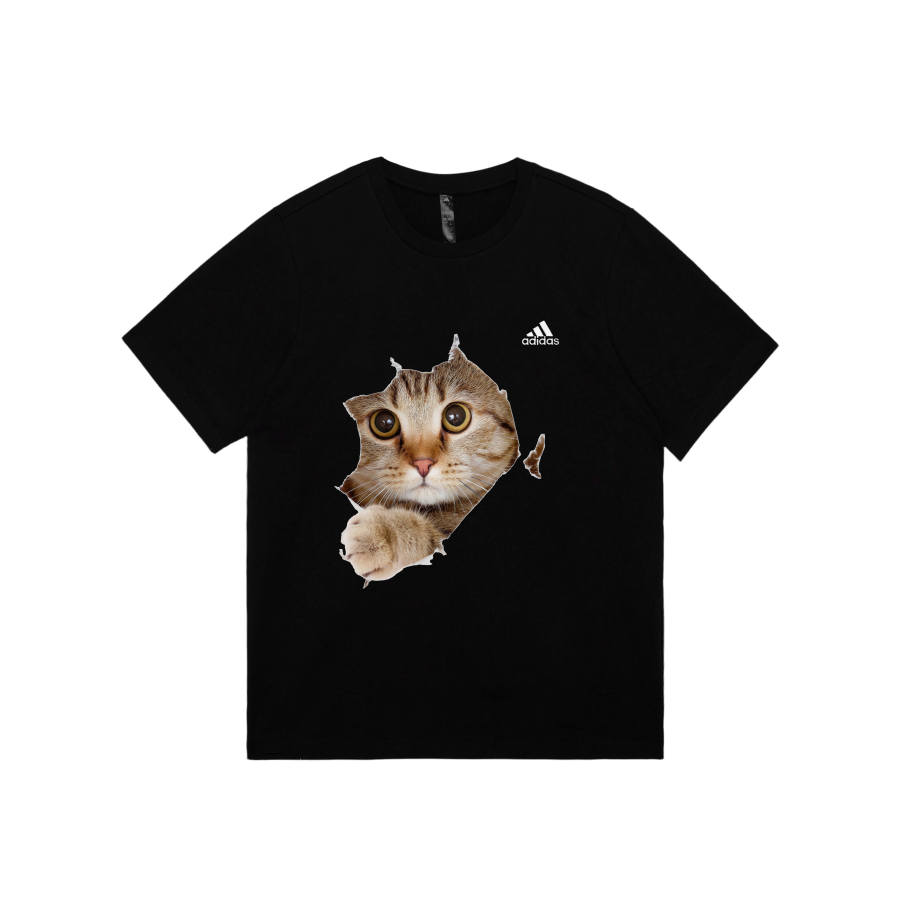 Adidas Adidas MUST HAVES T Shirts Unisex Black Crew Neck Moderate Straight Fit