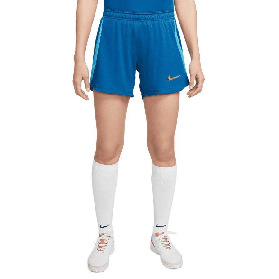 Nike Nike Soccer Bottoms Women's Deep Sea Blue/Chlorine Blue/Mermaid Red Moderate Straight Fit Pants