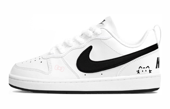 Nike Nike Court Borough 2 Low top Skateboard Shoes Black Unisex