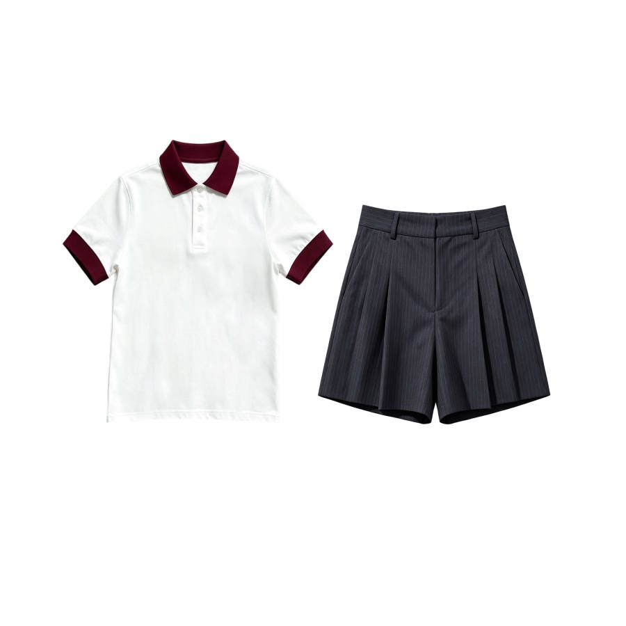 TUSHIFEI Casual Suits Women's Polo Collar Moderate
