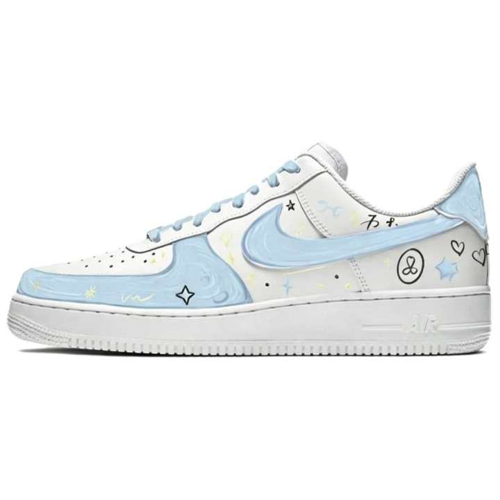 Nike Nike Skateboard Shoes Unisex Low Top Blue Edged Blended