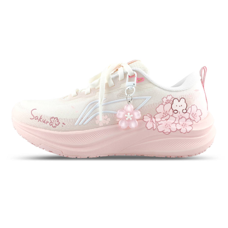 Li-Ning Li Ning Red Hare 8 Running Shoes Women's Low Top White/Pink