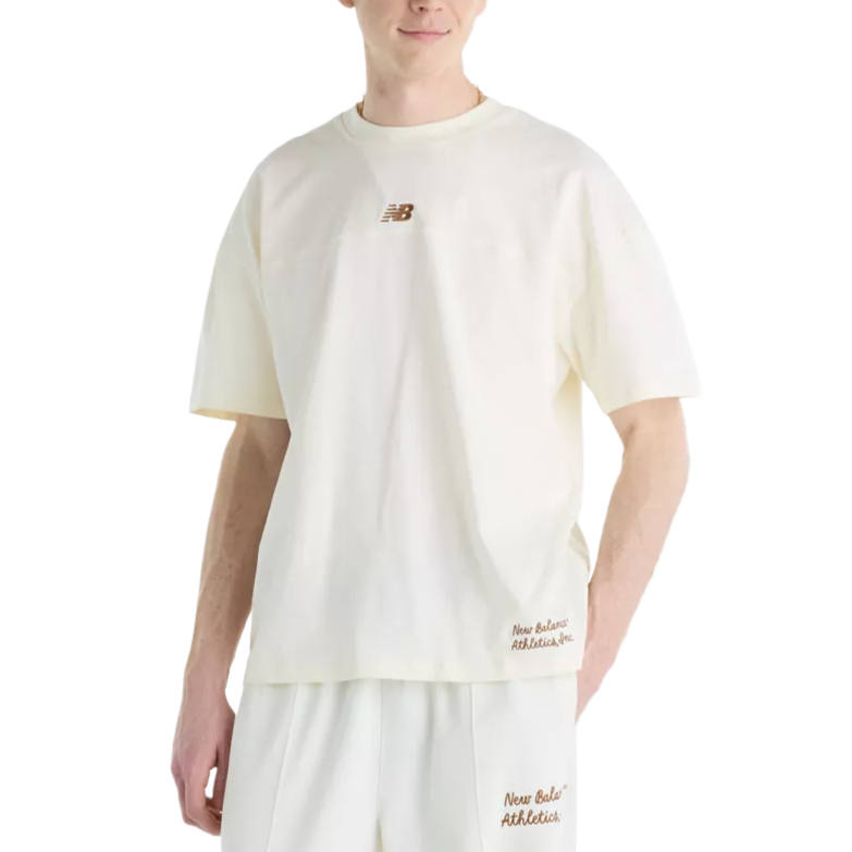 New Balance New Balance NB Sport T Shirts Men's Angora Crew Neck Moderate Straight Fit