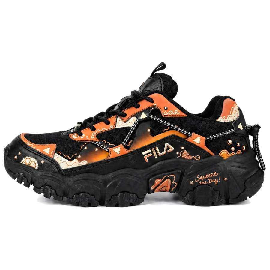 FILA RUNNING Casual Shoes Unisex Low Top Black