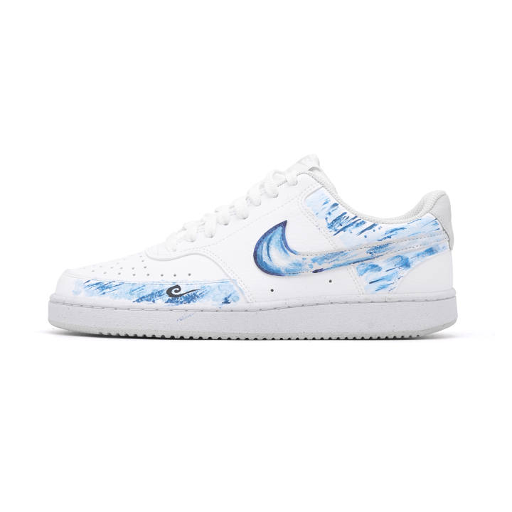 Nike Nike Court Vision 1 Skateboard Shoes Men's Low Top Blue