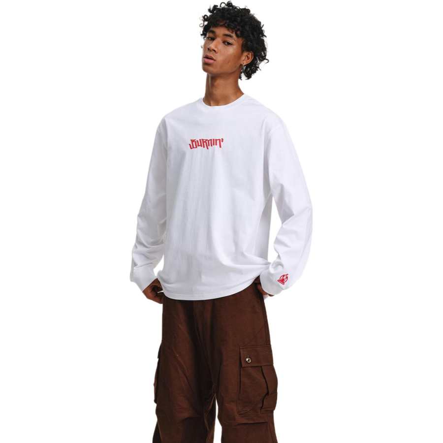BURNIN T Shirts Unisex Crew Neck Moderate Straight Fit