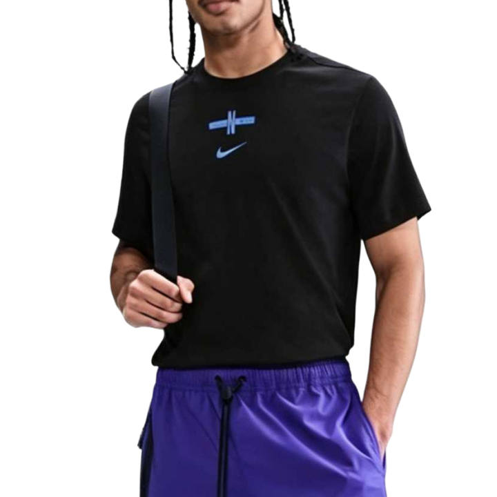 Nike Nike England T Shirts Men's Black Crew Neck Moderate