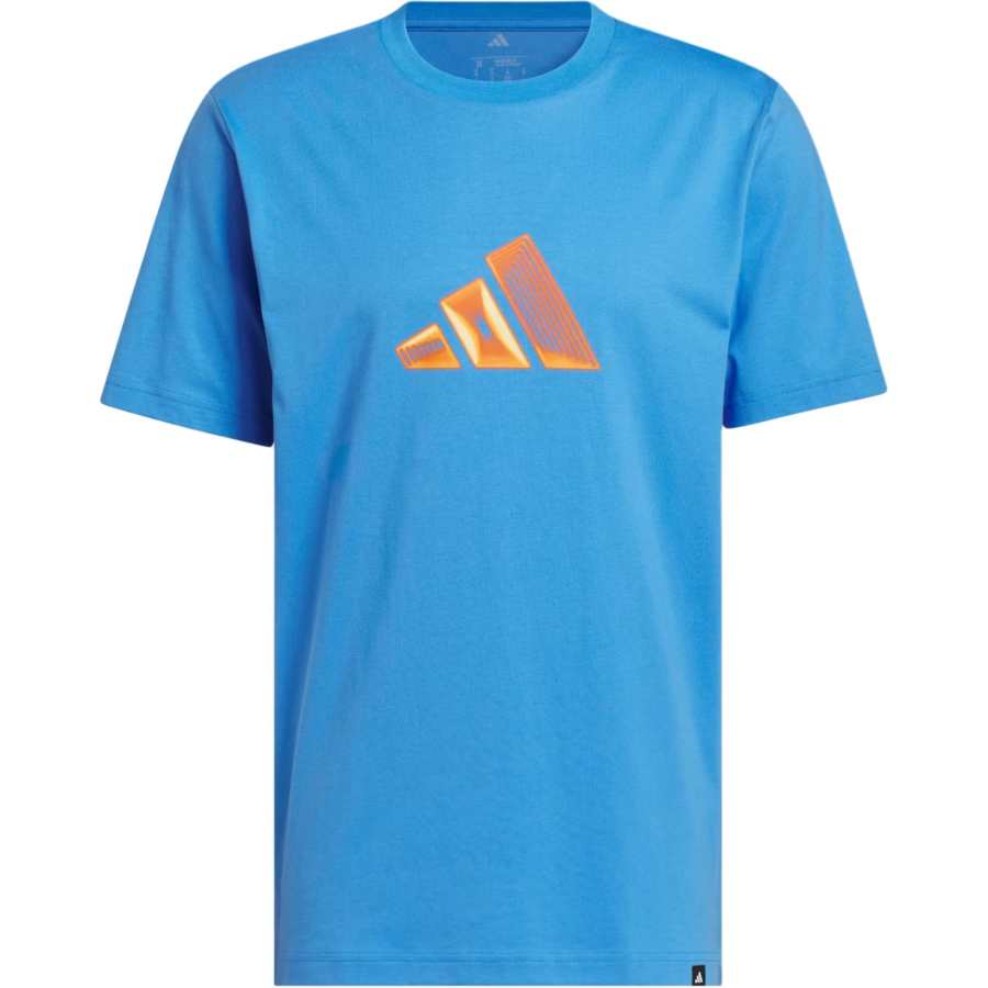 Adidas Adidas Sportswear T Shirts Men's Blue Crew Neck