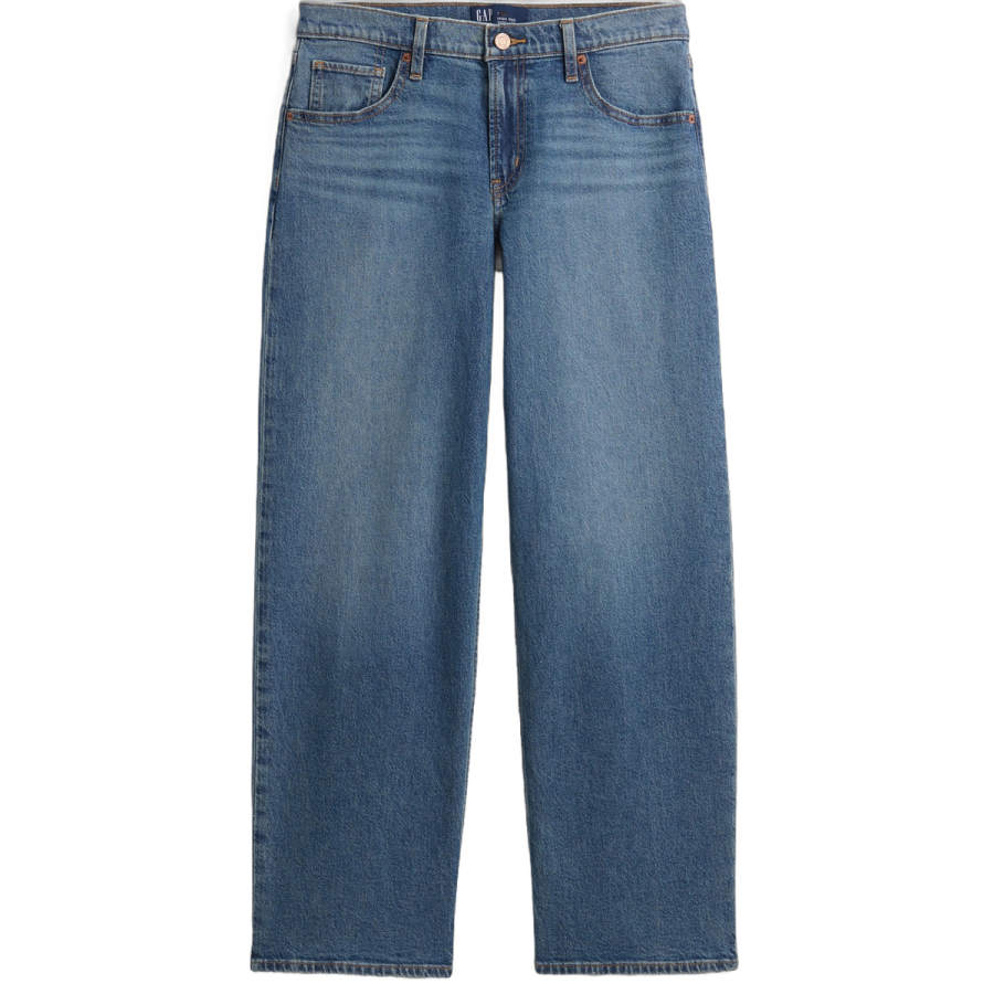 GAP Jeans Women's Indigo Washed Moderate Straight Fit Pants