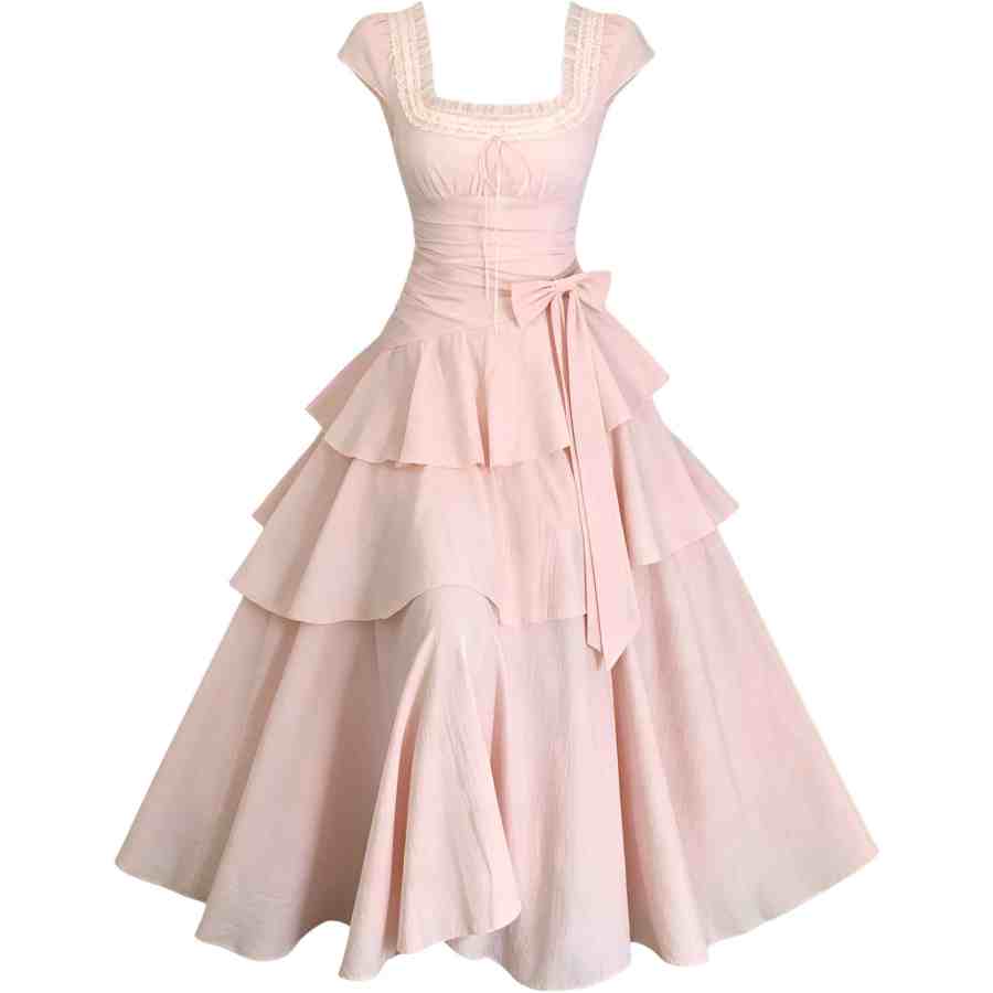 Cotton Gene Short Sleeved Dress Women's