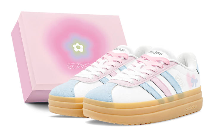 Adidas Adidas VL Court Bold German Army Trainers Women's Low Top White