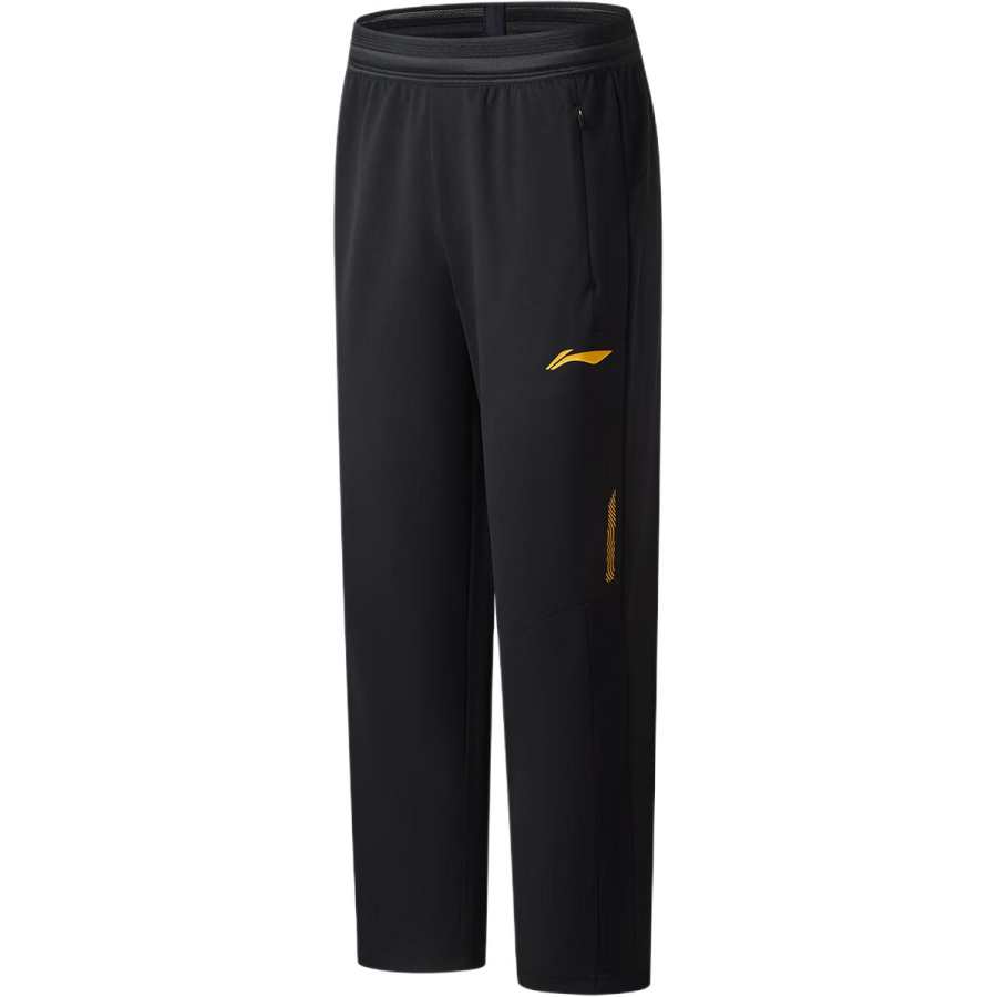 Li-Ning Li Ning Sports Pants Unisex Black Moderate Straight Fit Pants