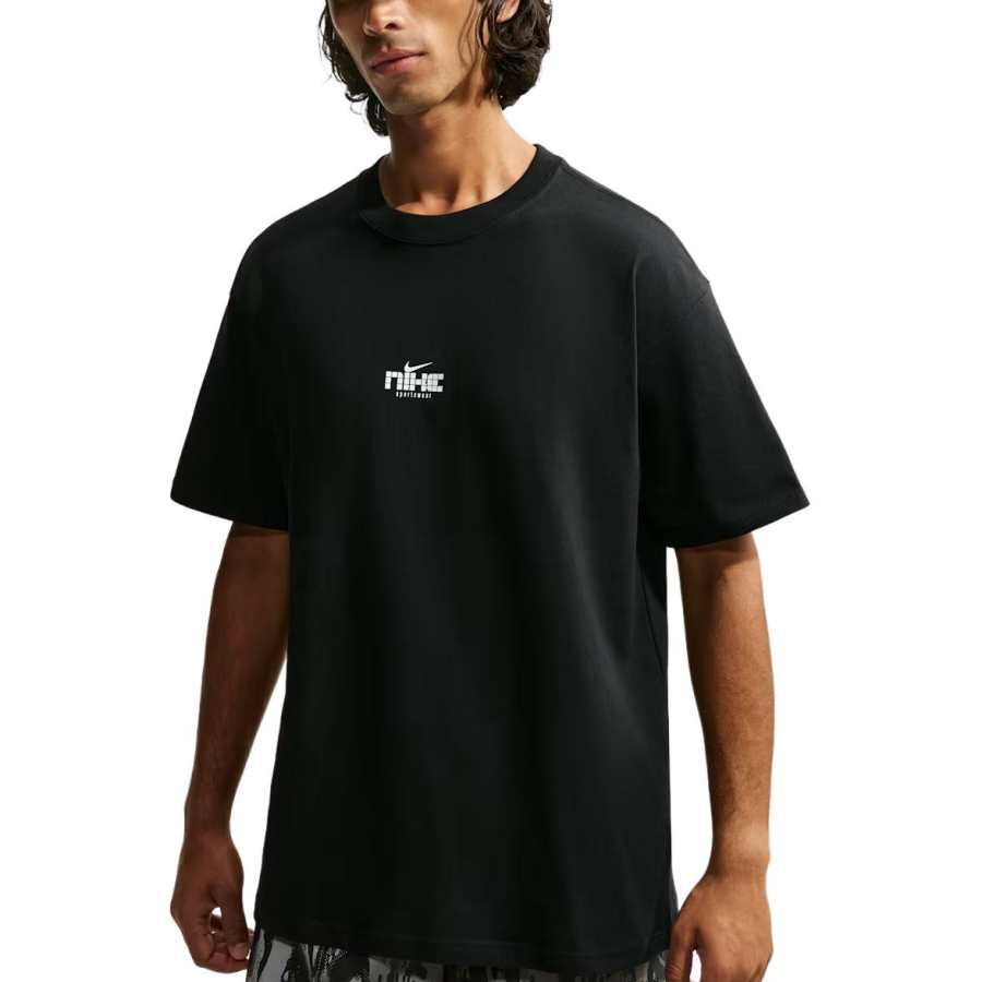 Nike Nike Sportswear T Shirts Men's Black Crew Neck Moderate
