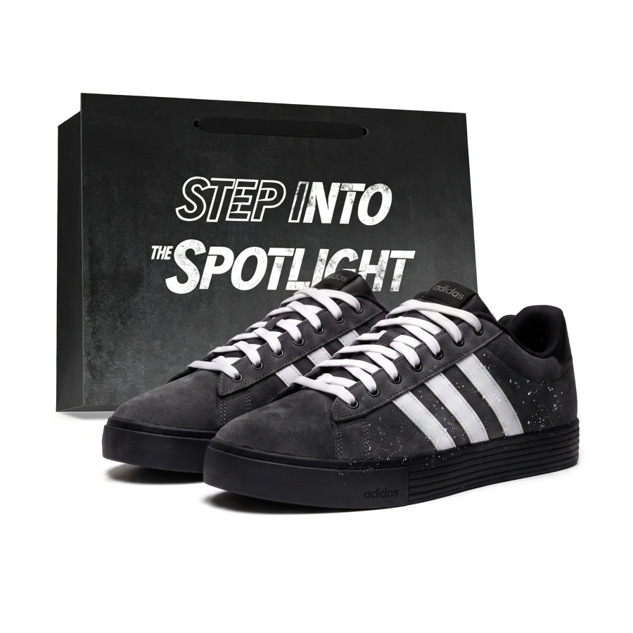 Adidas Adidas Daily 4.0 Skateboard Shoes Unisex Low Top Black/White/Gray