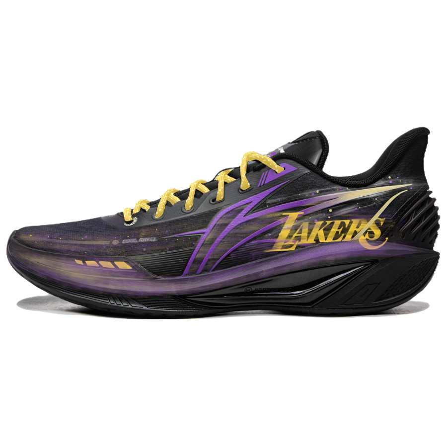 Li-Ning Li Ning Basketball Shoes Unisex Low Top Purple/Orange