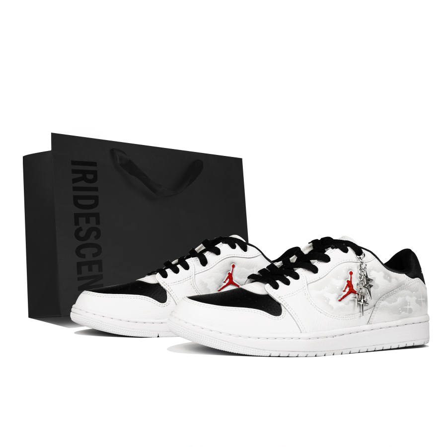 Jordan Jordan COURT CONNECT Skateboard Shoes Men's Low Top Black White