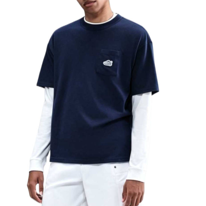 Nike Nike Sportswear T Shirts Men's Midnight Blue Crew Neck Moderate