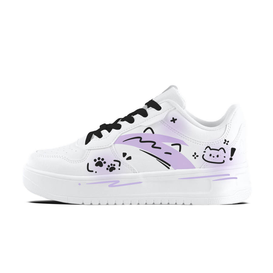 ANTA Easy Skateboard Shoes Unisex Low Top White