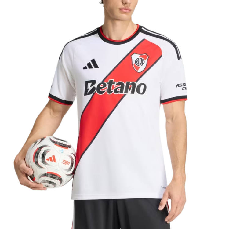 Adidas Adidas Performance Soccer Jerseys Men's White/Black/Red Crew Neck Moderate