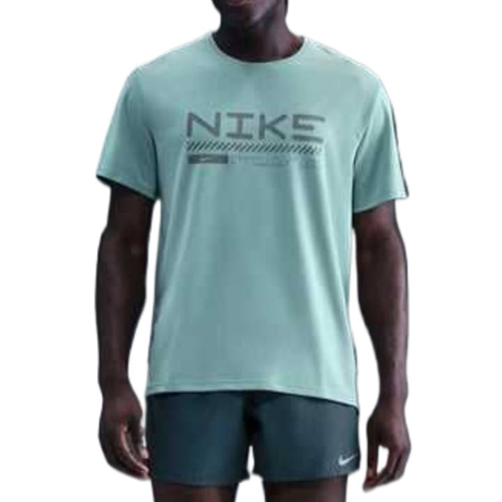 Nike Nike MILER Running T Shirts Men's Cannon Crew Neck Moderate
