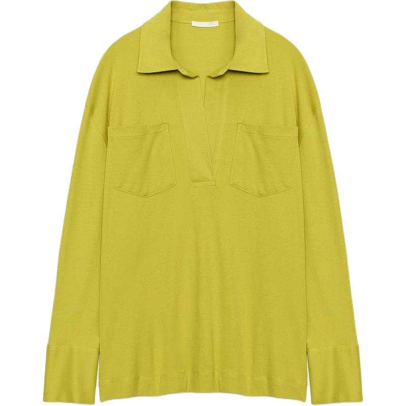 ZARA Polo Shirts Women's Apple Green