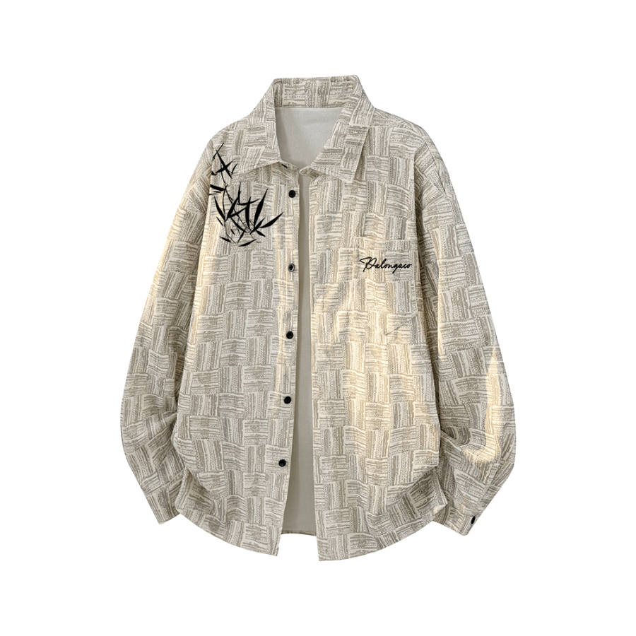 PAL ONGACO Shirts Unisex Lapel Moderate Straight Fit