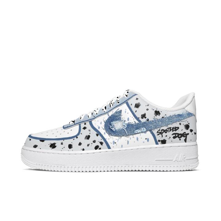 Nike Nike Air Force 1 Skateboard Shoes Men's Low Top White/Blue