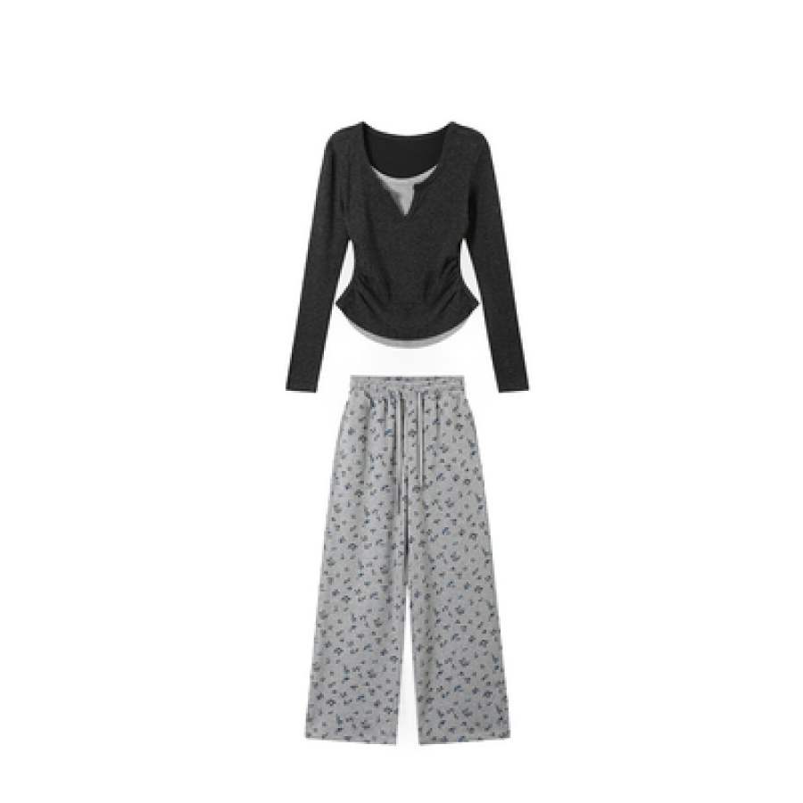 Sugarfunk Casual Suits Women's V Neck Thin
